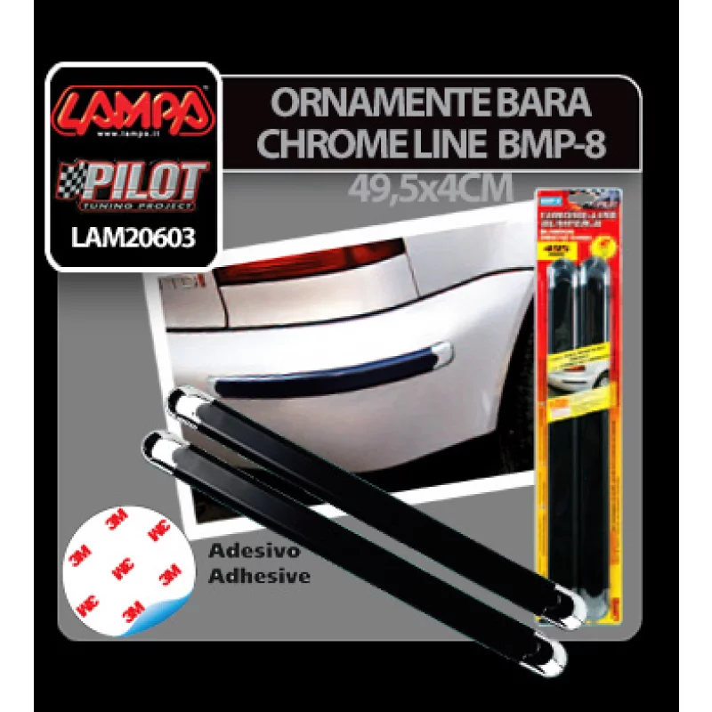 Ornamente bara protectie Chrome Line 2buc Garage AutoRide