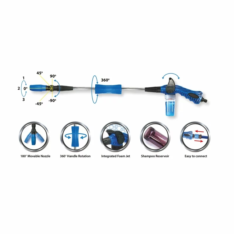 Pistol pentru spalat cu presiune Pingi-AP-3S Premium Aquablaster Pro Garage AutoRide