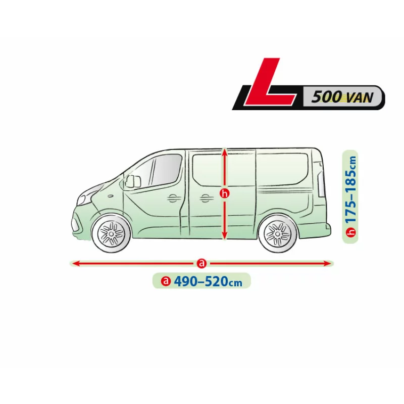 Prelata auto completa Mobile Garage - L500 - VAN Garage AutoRide