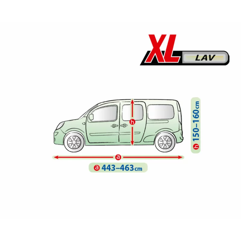 Prelata auto completa Mobile Garage - XL - LAV Garage AutoRide