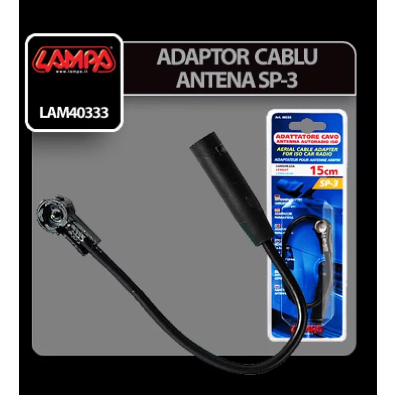 Adaptor cablu antena SP-3 mufa DIN in ISO Lampa Garage AutoRide