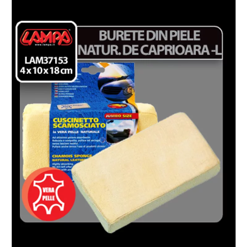 Burete din piele naturala de caprioara - L Garage AutoRide