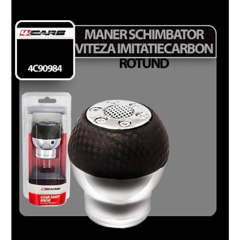 Maner schimbator viteza imitatie fibre carbon rotund 4Cars Garage AutoRide