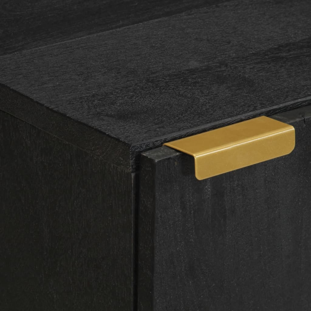 Dulap, negru, 40x33x75 cm, lemn prelucrat GartenMobel Dekor