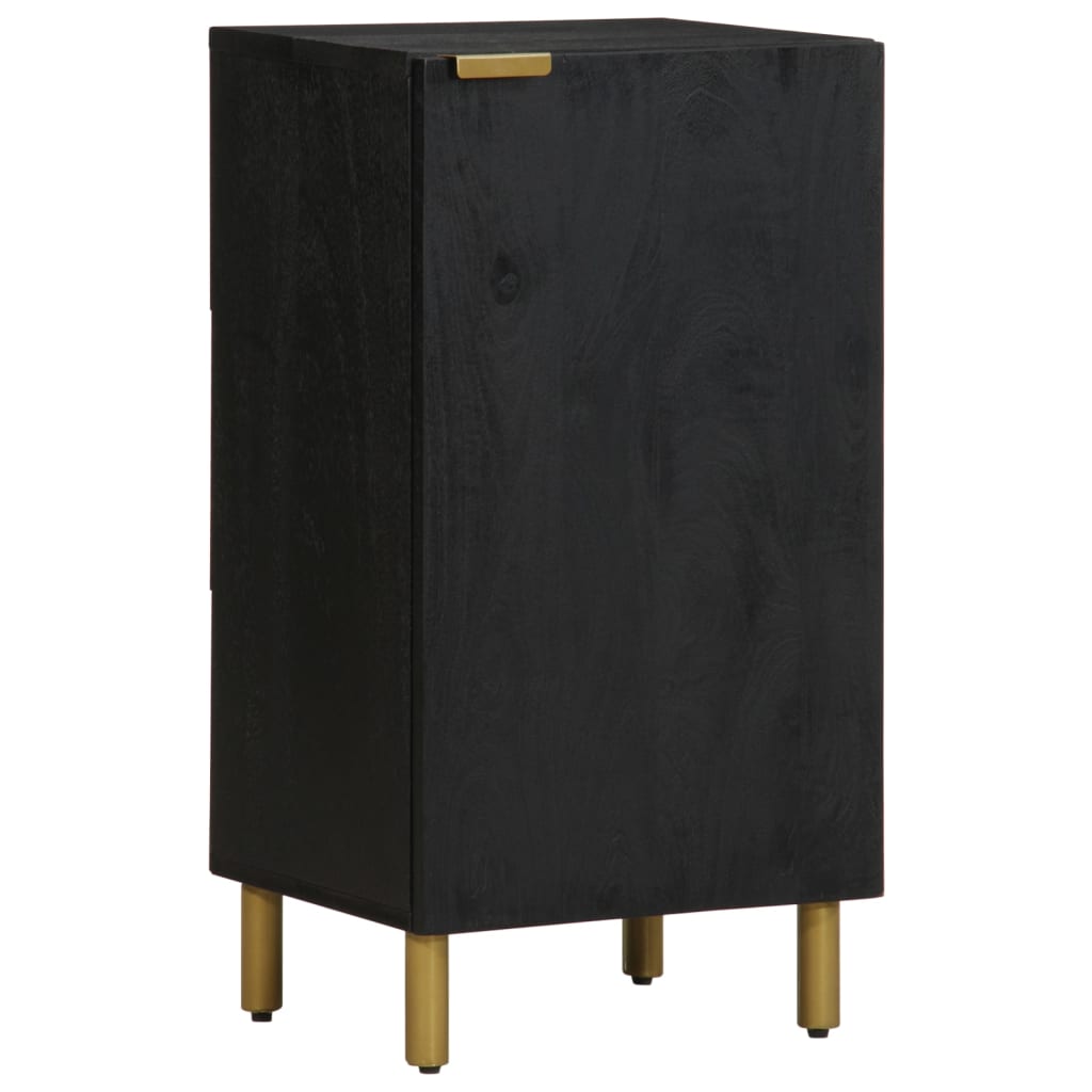 Dulap, negru, 40x33x75 cm, lemn prelucrat GartenMobel Dekor