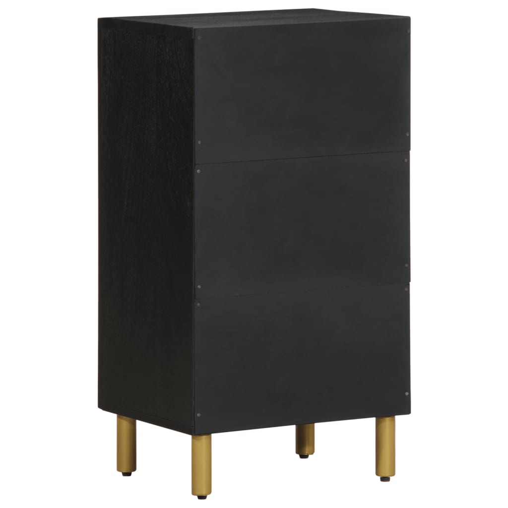 Dulap, negru, 40x33x75 cm, lemn prelucrat GartenMobel Dekor