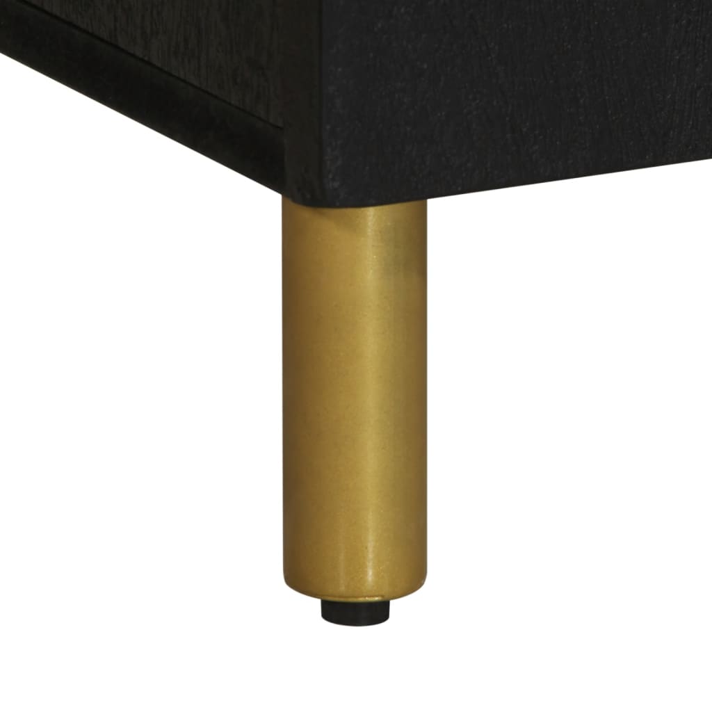 Dulap TV, negru, 105x33x46 cm, lemn prelucrat GartenMobel Dekor