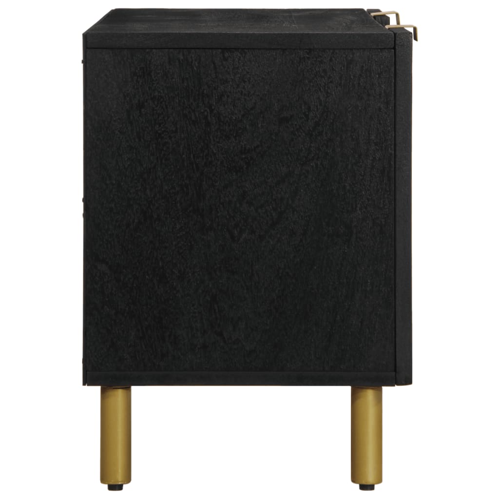 Dulap TV, negru, 105x33x46 cm, lemn prelucrat GartenMobel Dekor