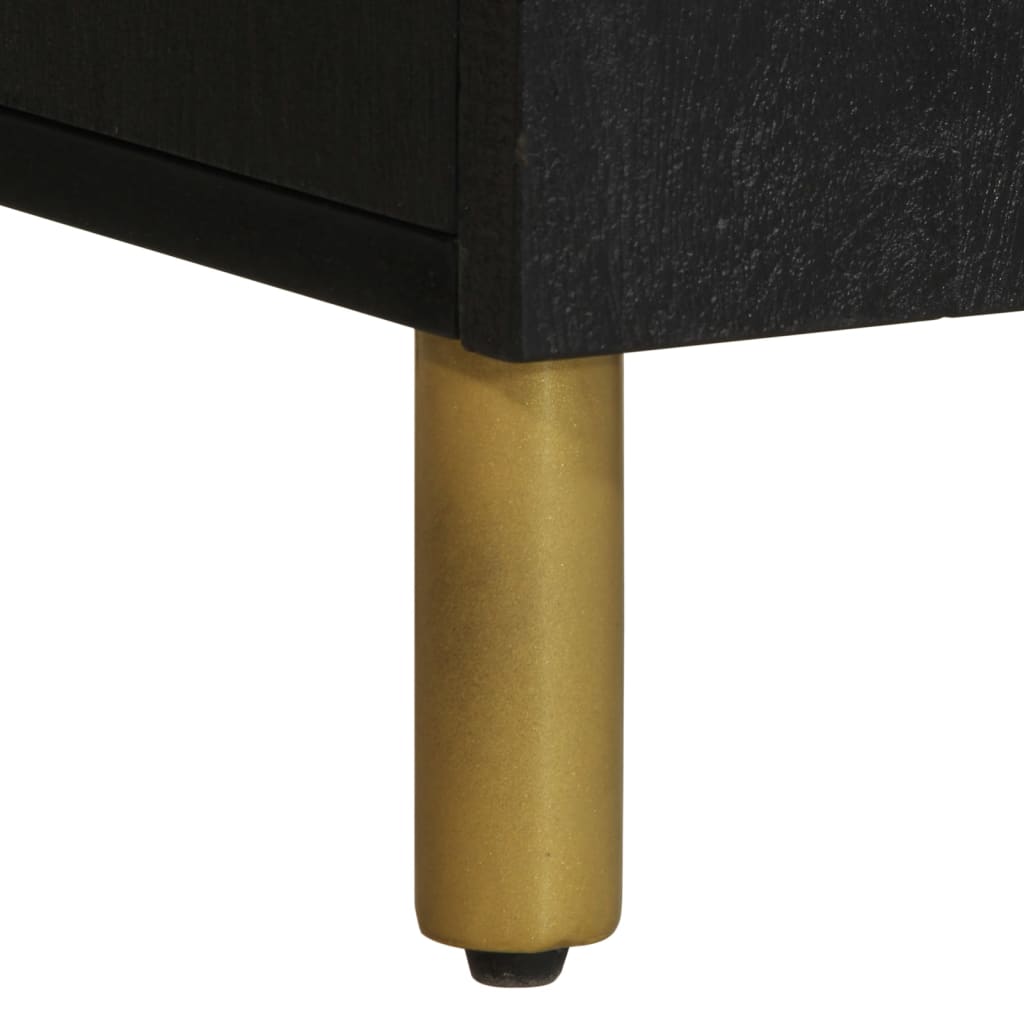 Dulap TV, negru, 105x33x46 cm, lemn prelucrat GartenMobel Dekor