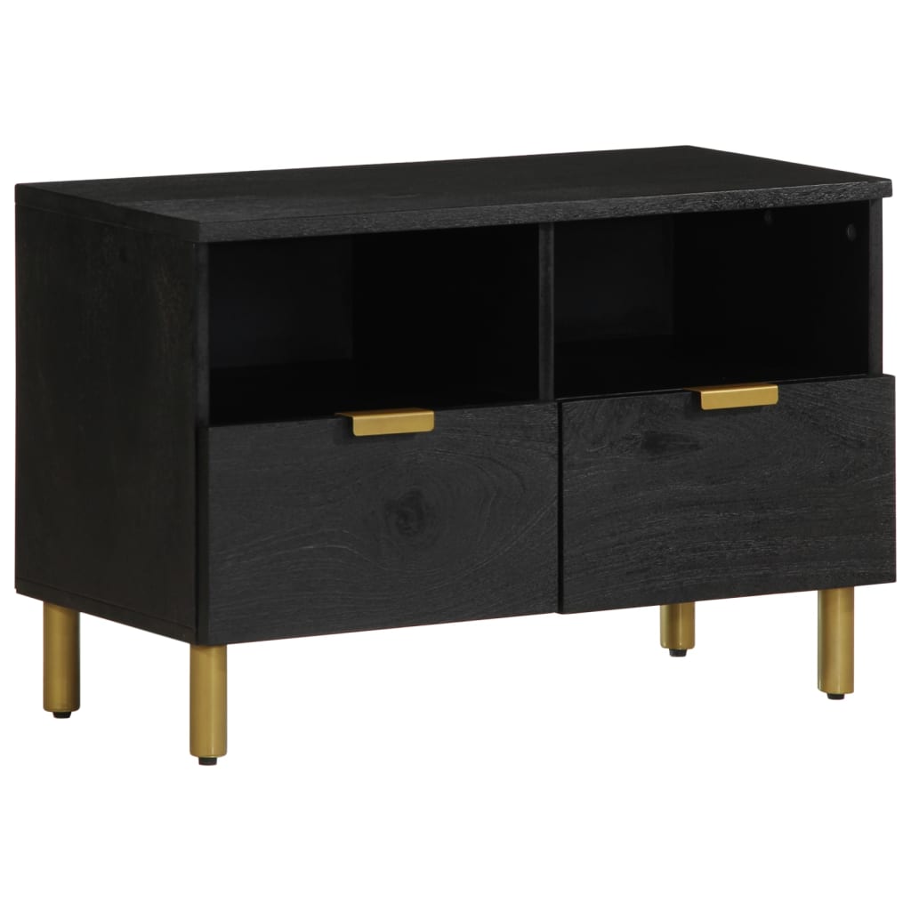 Dulap TV, negru, 70x33x46 cm, lemn prelucrat GartenMobel Dekor