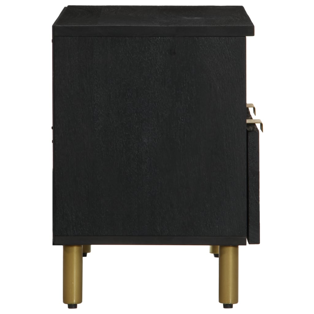 Dulap TV, negru, 70x33x46 cm, lemn prelucrat GartenMobel Dekor