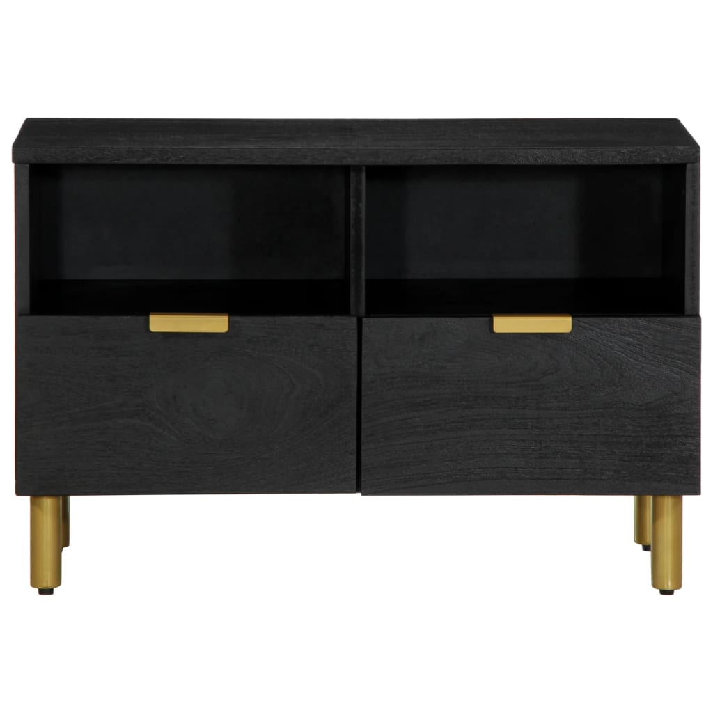 Dulap TV, negru, 70x33x46 cm, lemn prelucrat GartenMobel Dekor