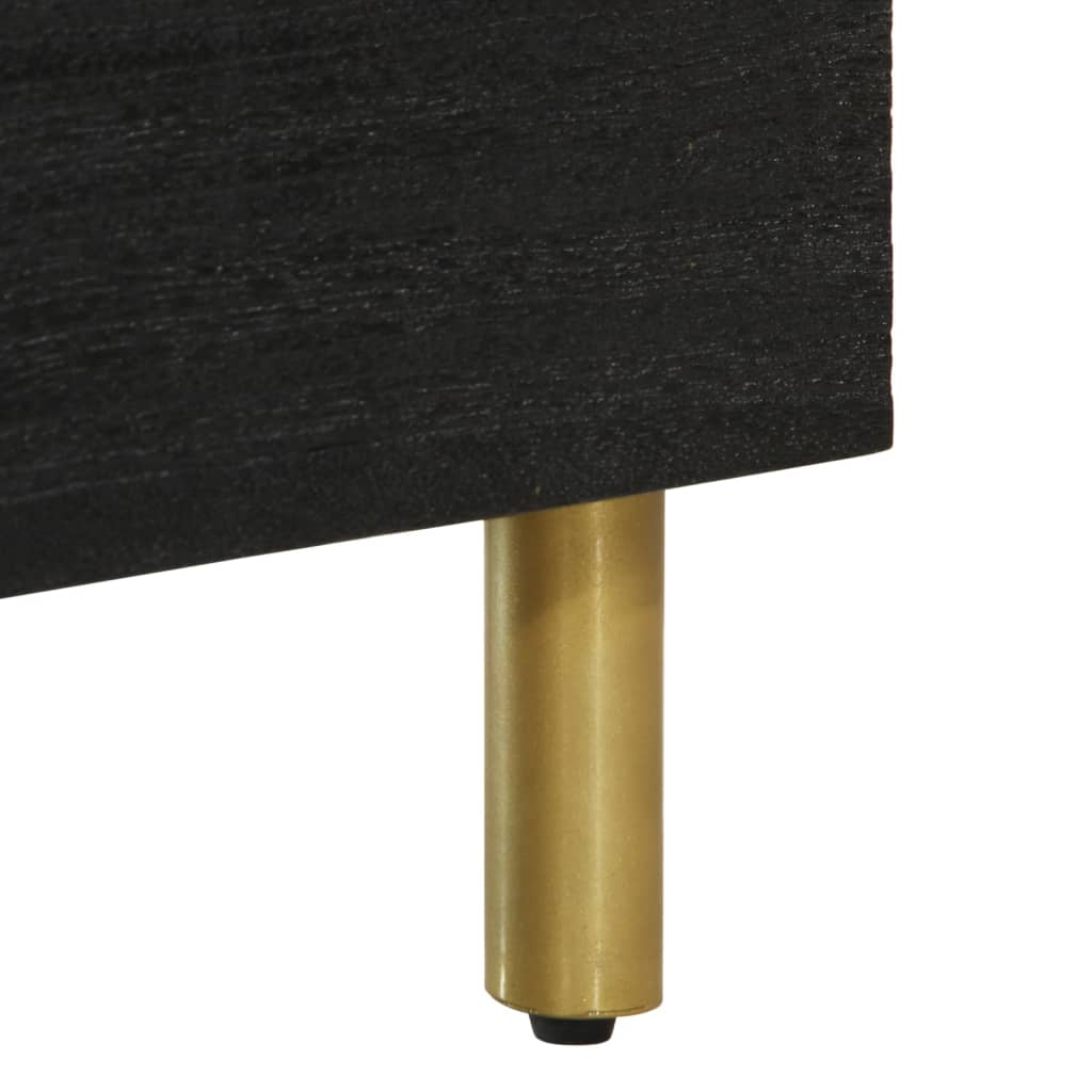 Dulap TV, negru, 70x33x46 cm, lemn prelucrat GartenMobel Dekor