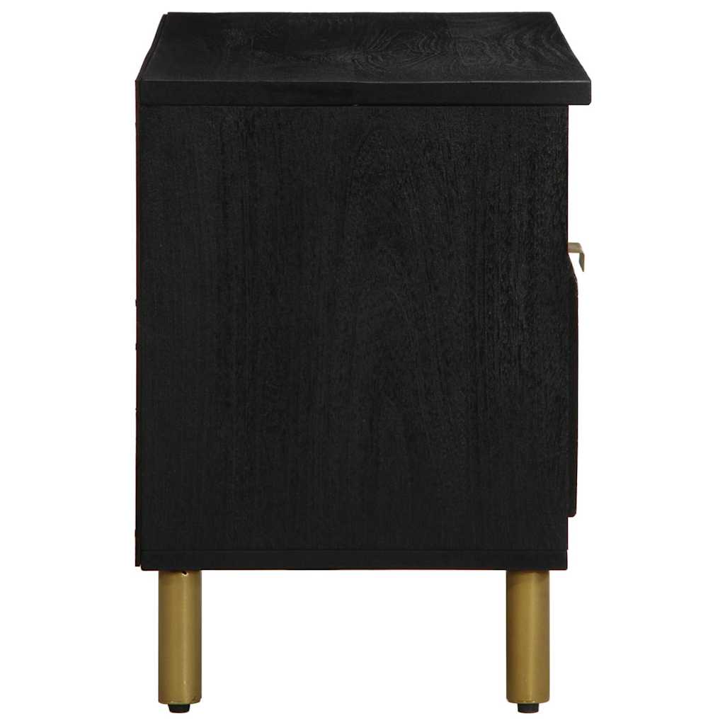 Dulap TV, negru, 80x33x46 cm, lemn prelucrat GartenMobel Dekor
