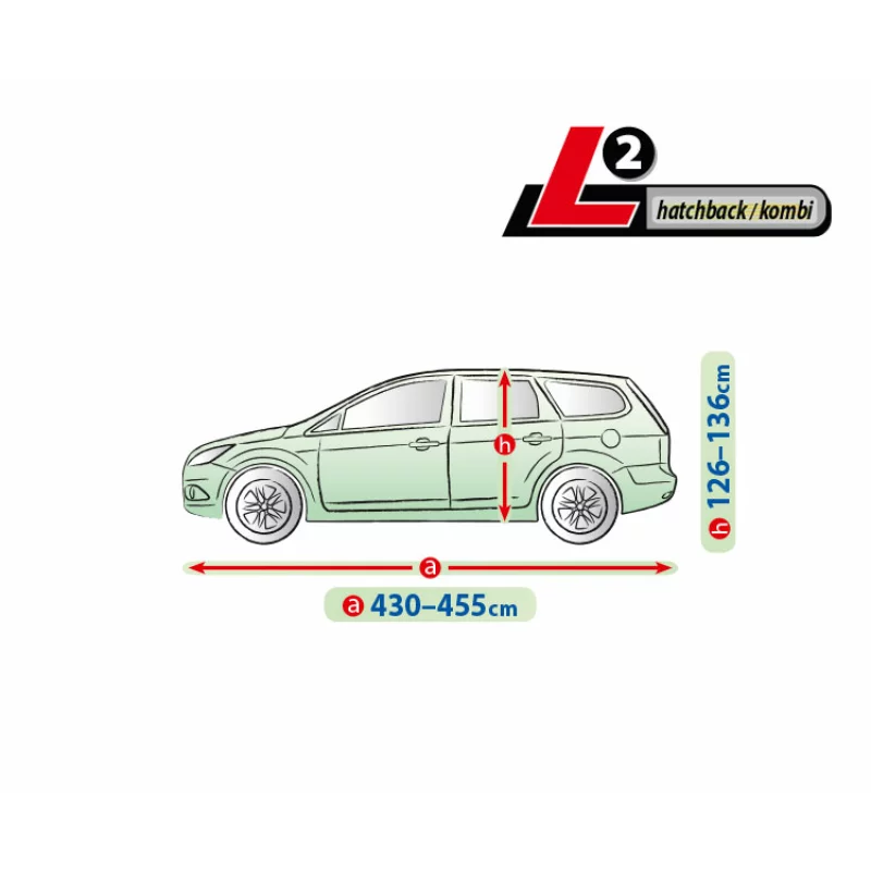 Prelata auto completa Mobile Garage - L2 - Hatchback/Kombi Garage AutoRide