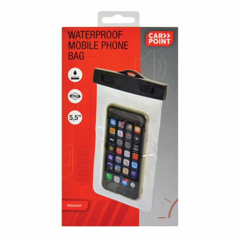 Husa impermeabila telefon mobil max 55'' Carpoint Garage AutoRide