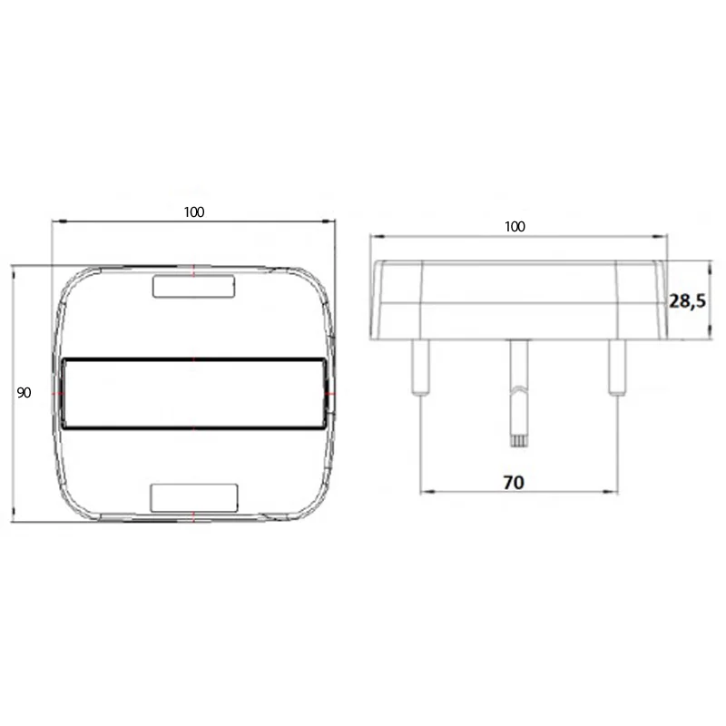 Lampa stop spate cu 5 functii LED 12/24V 1buc Kamar Garage AutoRide