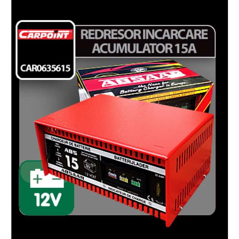 Redresor incarcare acumulator Absaar 15A - 12V Garage AutoRide