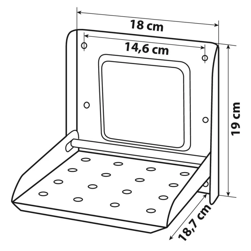 Treapta pliabila din metal pentru oblon Garage AutoRide