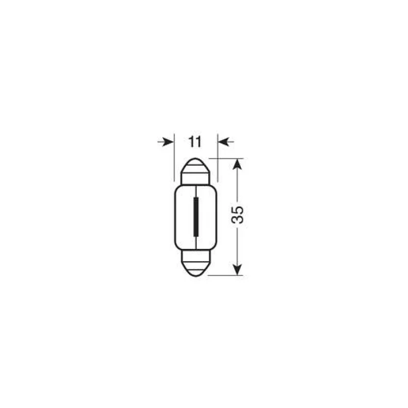 Bec Osram OL 5W 12V sofit SV85-8 11X35mm 1buc Garage AutoRide