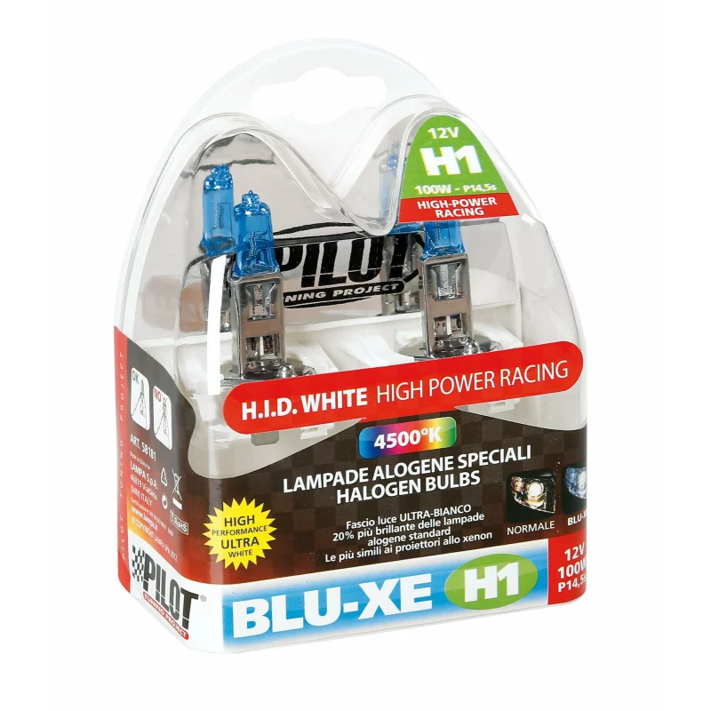 Bec halogen Blu-Xe  H1 100W P145s 12V 2buc Garage AutoRide