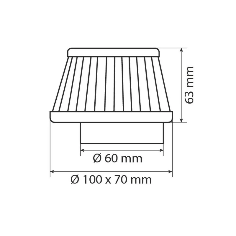 Filtru aer conic AF-5 Pilot Performance Garage AutoRide