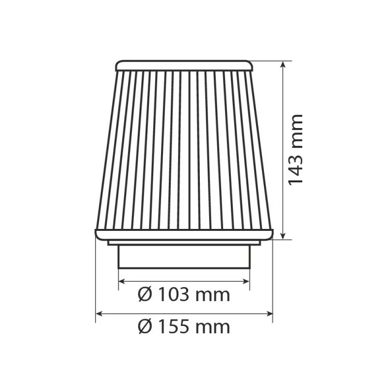 Filtru aer conic AF-8 Pilot Performance Garage AutoRide