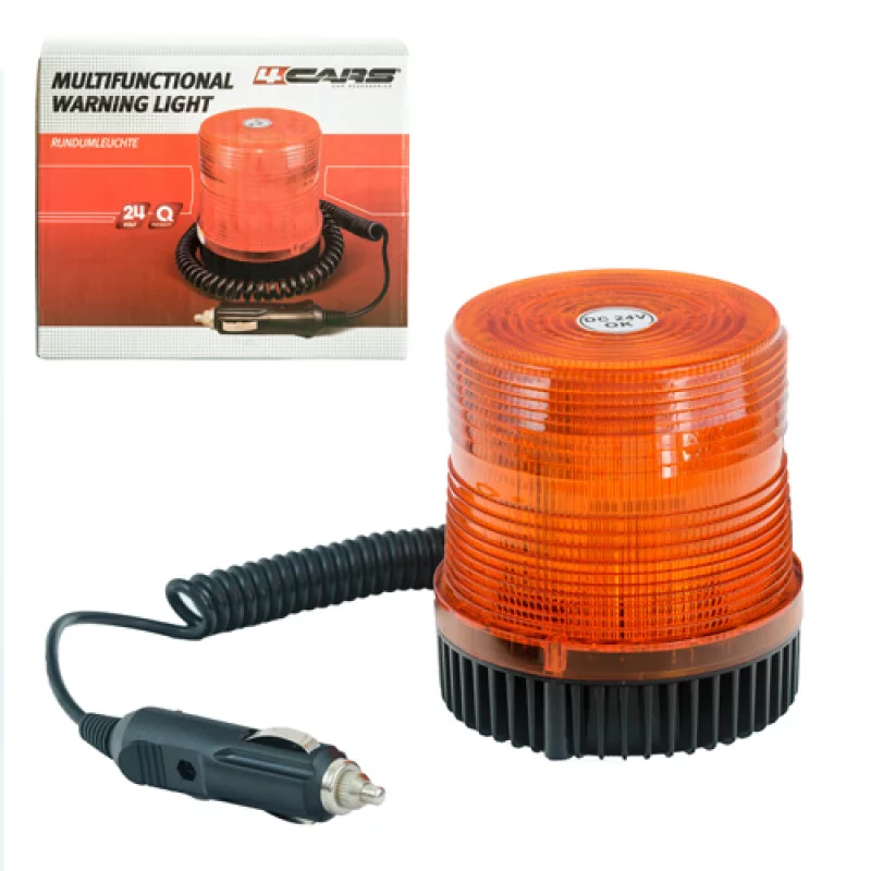 Girofar stroboscopic galben cu magnet 4Cars 24V Garage AutoRide