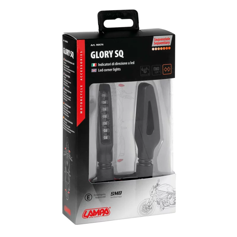 Lampi semnalizare directie mers lumina secventiala Glory SQ LED 12V 2buc Garage AutoRide