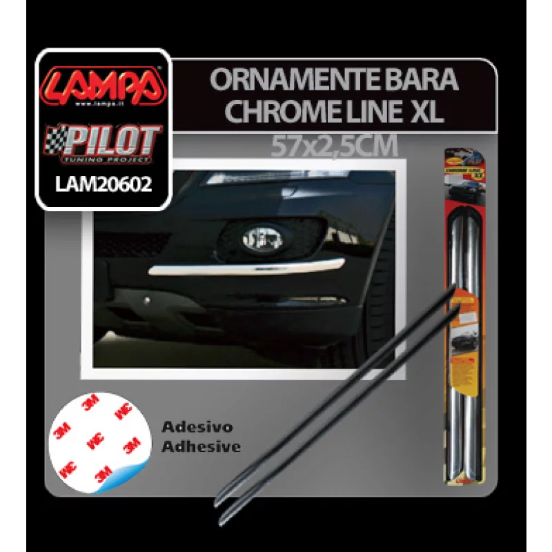 Ornamente bara protectie Chrome Line XL 2buc Garage AutoRide