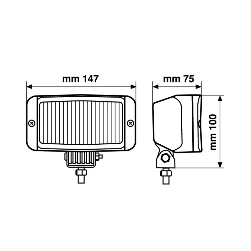 Proiector auto Prox alb 12V 1buc - Profunzime Garage AutoRide