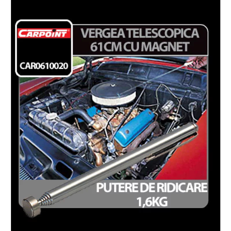 Vergea telescopica 61cm cu magnet Garage AutoRide