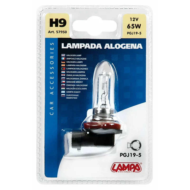 Bec halogen 12V - H9 - 65W - PGJ19-5 1buc Lampa Garage AutoRide