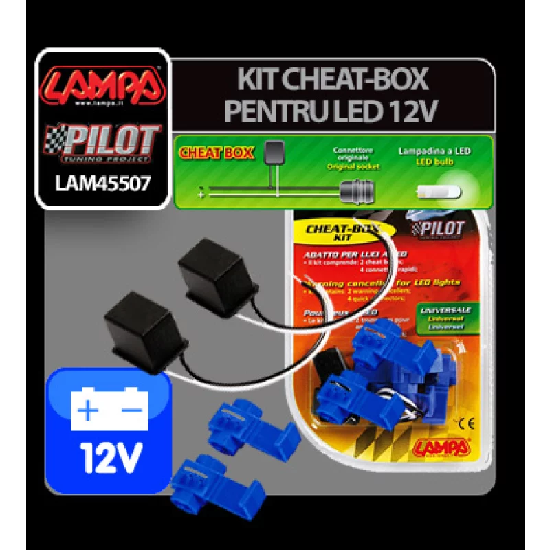 Kit anulare avertizare bec ars LED - 12V ( Cheat-Box ) Garage AutoRide