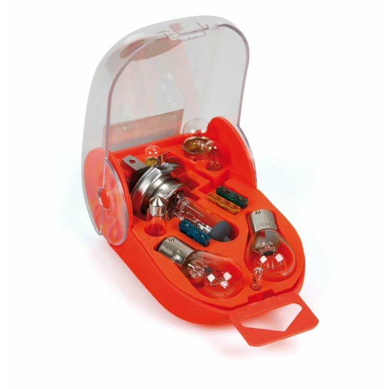 Kit becuri si sigurante 11buc 12V - halogen H4 P43 Garage AutoRide