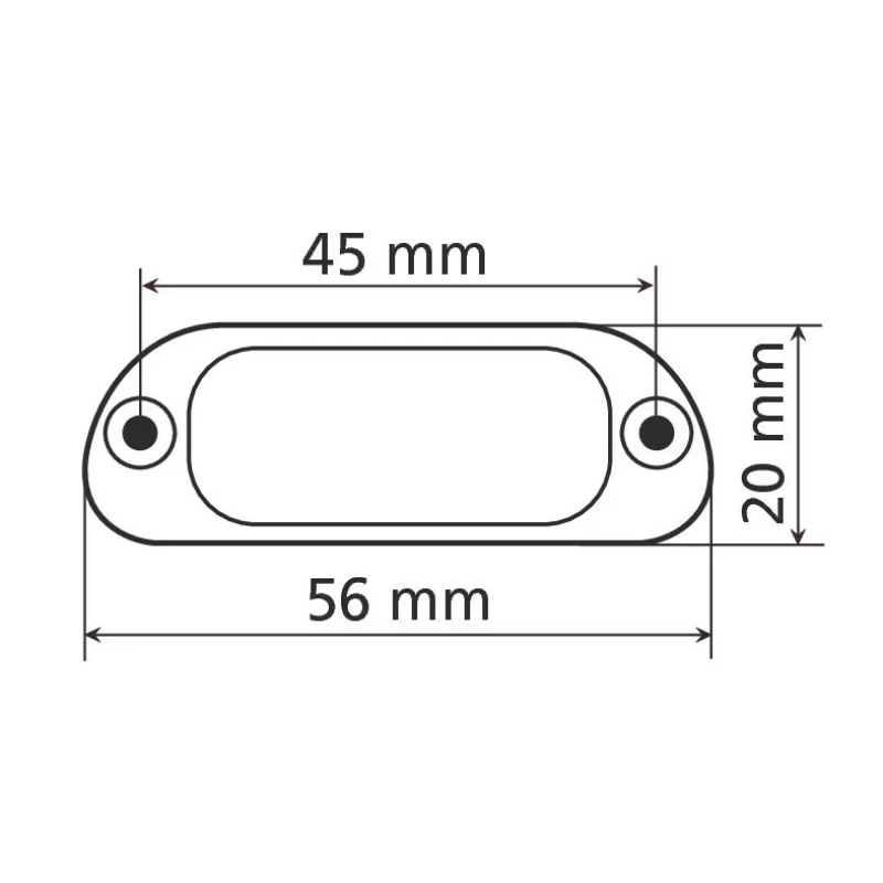 Lampa iluminat numar inmatriculare cu 4 LED 12V - Alb Garage AutoRide