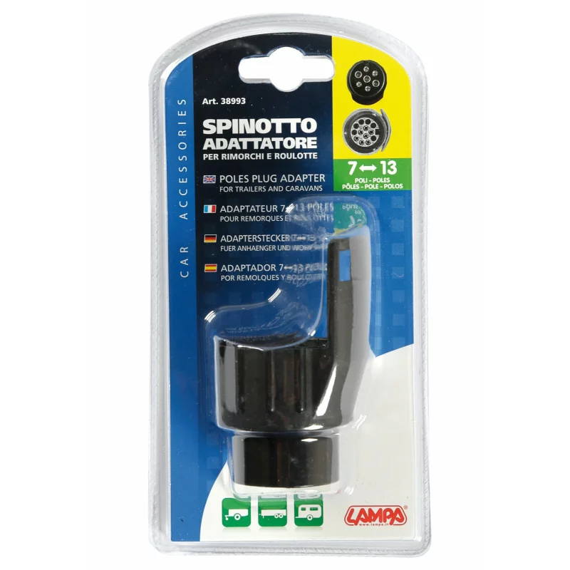 Adaptor fisa priza remorca 7-13 poli Lampa Garage AutoRide