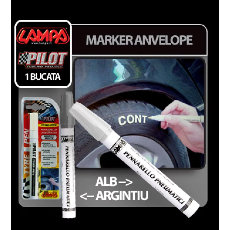 Marker anvelope - Argintiu Garage AutoRide