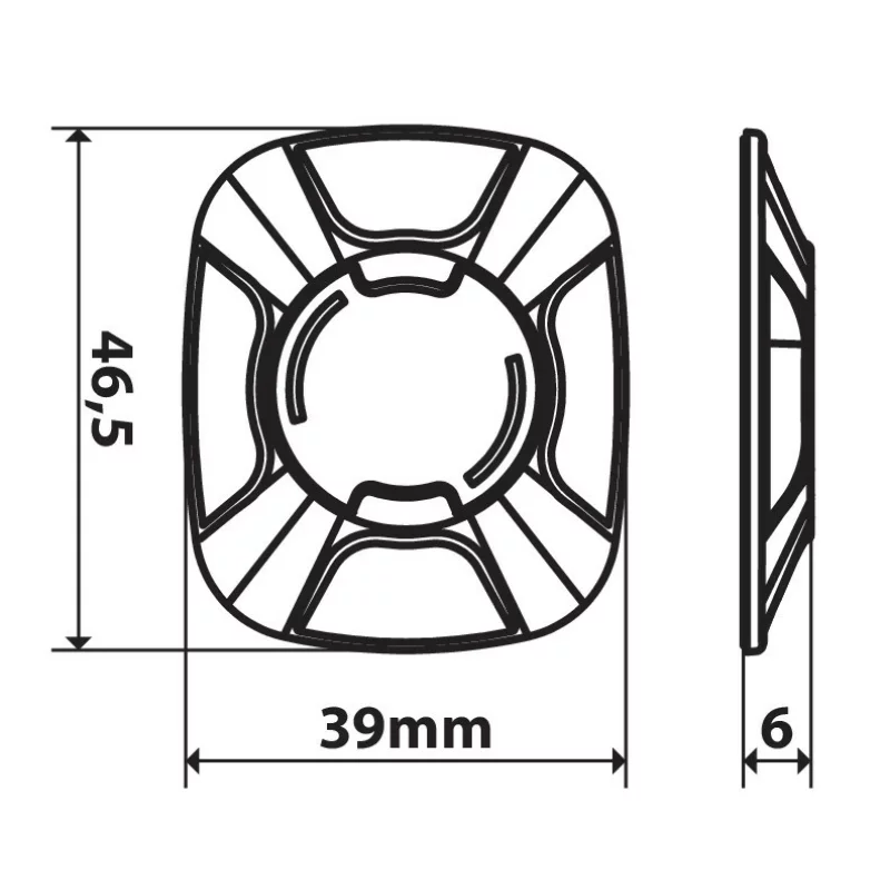 Adaptor universal pentru suport telefon mobil Opti Universal Garage AutoRide