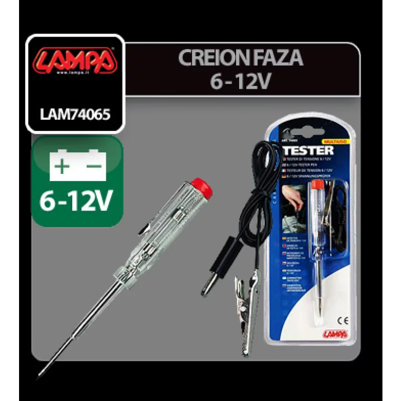 Creion faza 6-12V Lampa Garage AutoRide