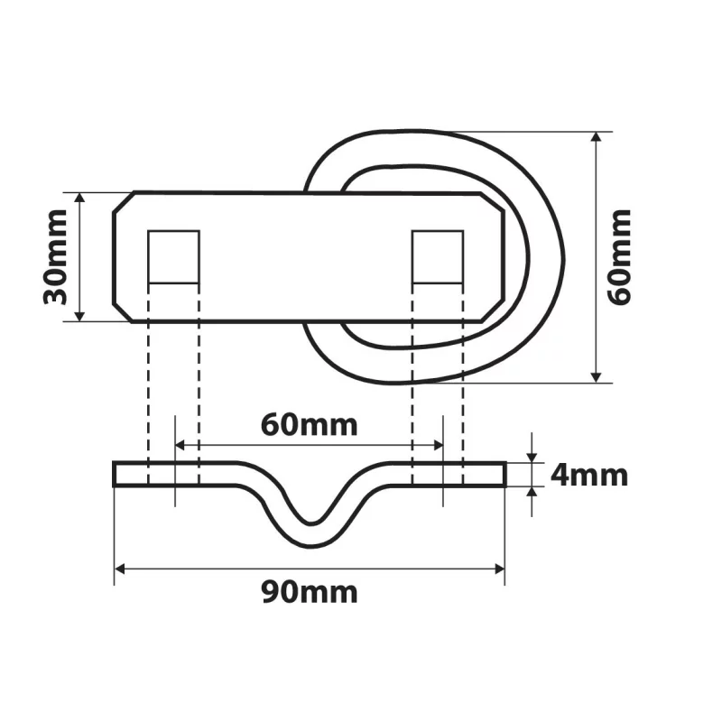 Inele fixare marfa tip D 2buc G-3 Garage AutoRide