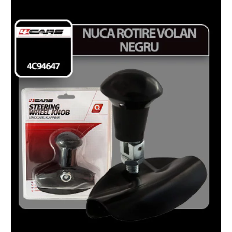 Nuca rotire volan 4Cars - Negru Garage AutoRide