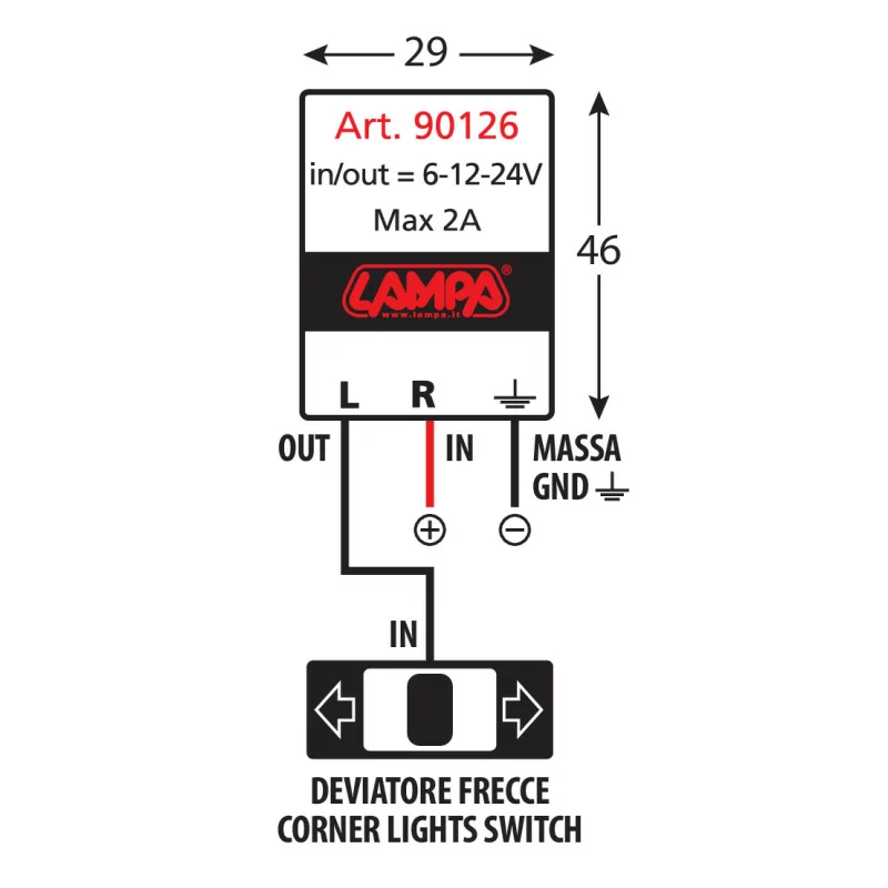 Releu electronic pentru semnalizatoare LED 6/12/24V Garage AutoRide