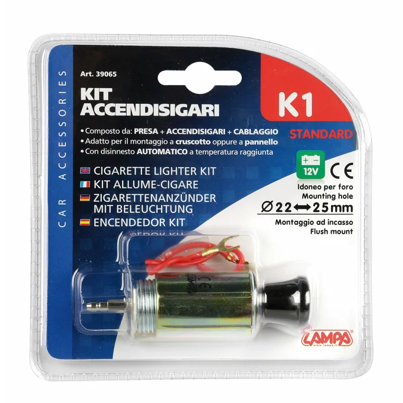 Bricheta auto completa K1 - Ø 21mm - 12V Garage AutoRide