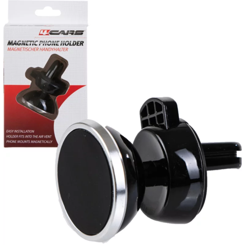 Suport telefon mobil magnetic cu clips fixare la grila de ventilatie 4cars Garage AutoRide