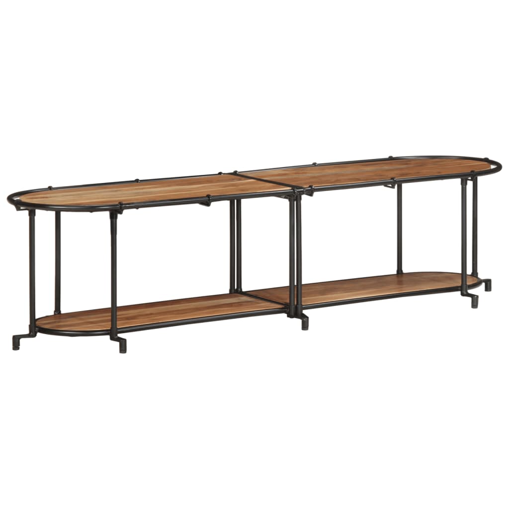 Dulap TV, 160x42x40 cm, lemn masiv de acacia GartenMobel Dekor
