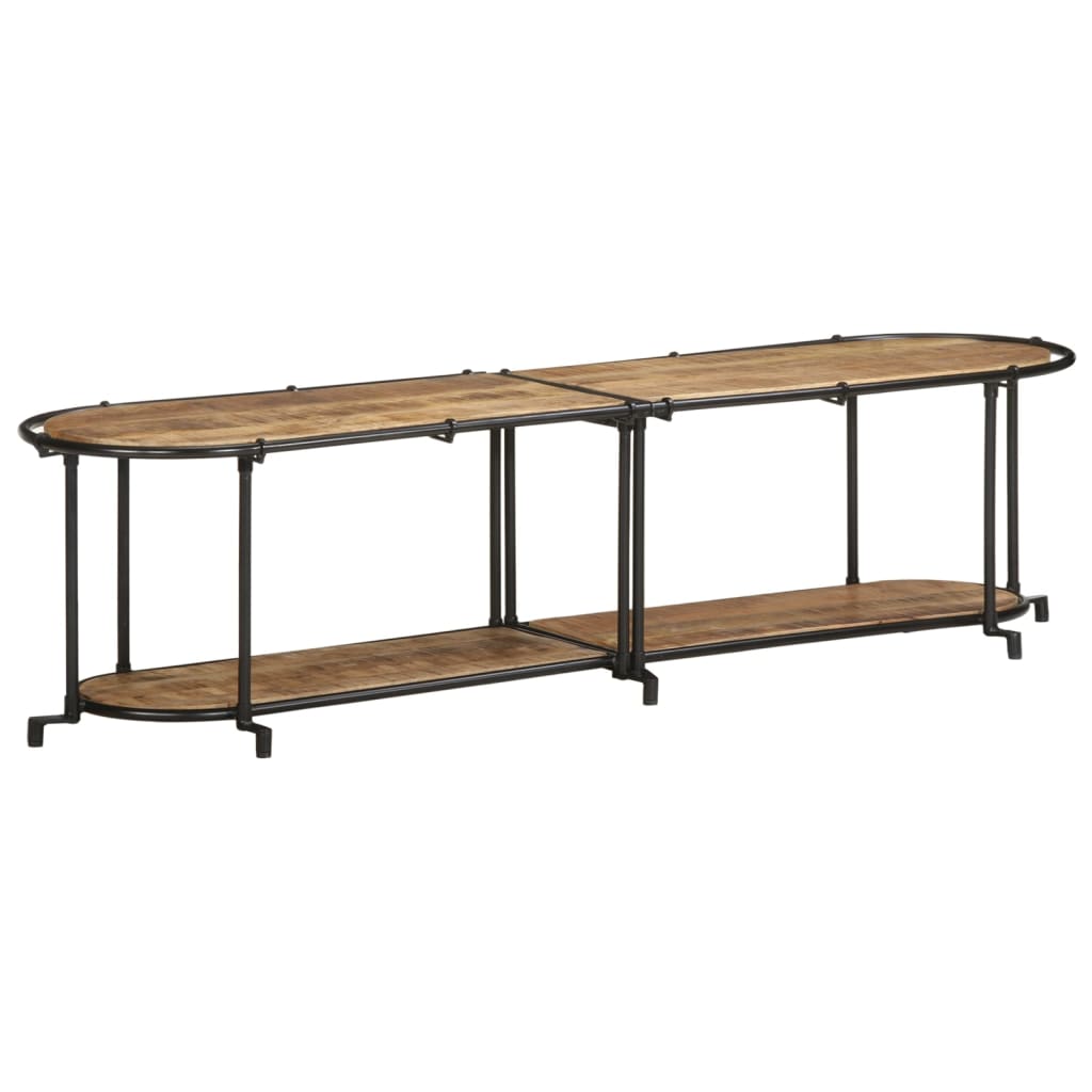 Dulap TV, 160x42x40 cm, lemn masiv mango brut GartenMobel Dekor