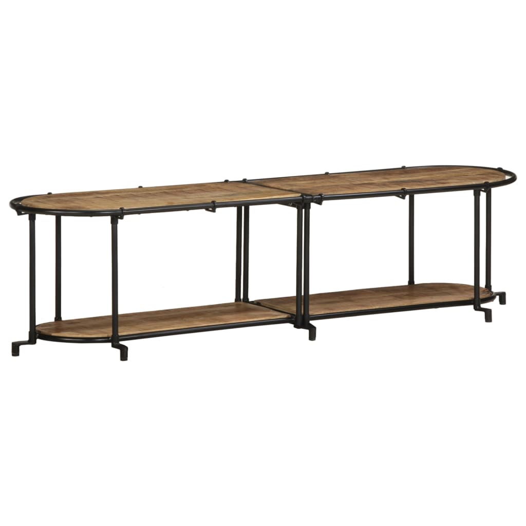 Dulap TV, 160x42x40 cm, lemn masiv mango brut GartenMobel Dekor