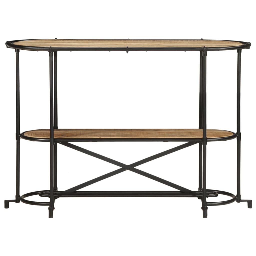 Masă consolă, 110x42x76 cm, lemn masiv de mango brut GartenMobel Dekor