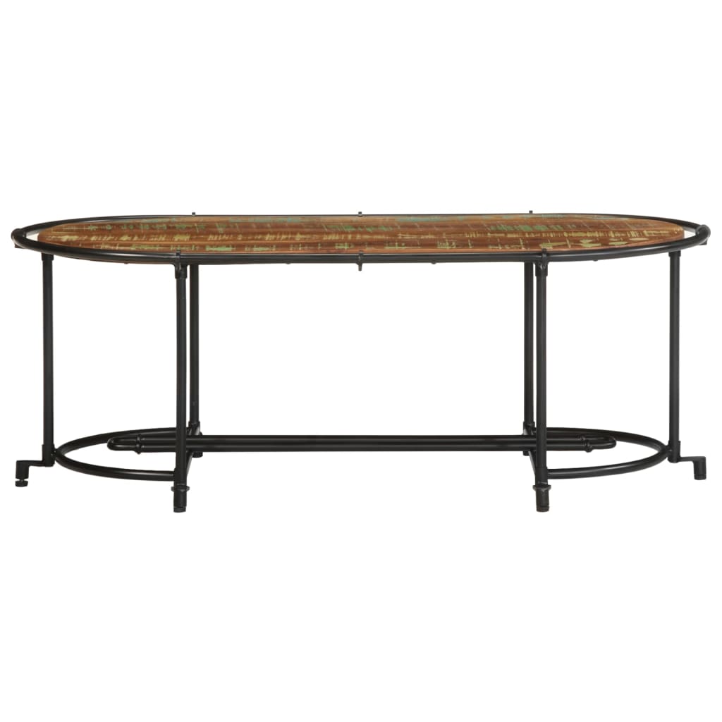Măsuță de cafea, 110x55x40 cm, lemn masiv recuperat GartenMobel Dekor